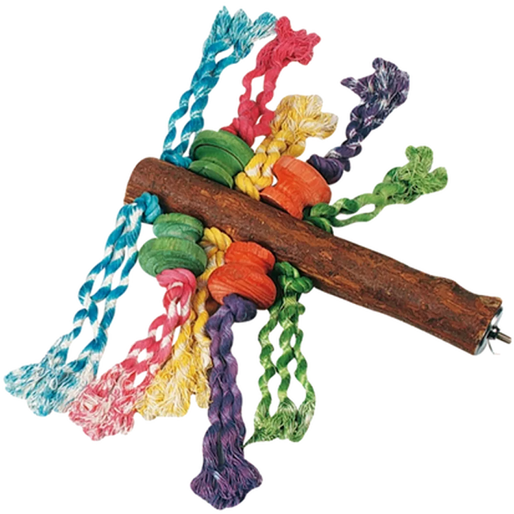 Karlie Parrot Toy Perch with Beads 30 cm