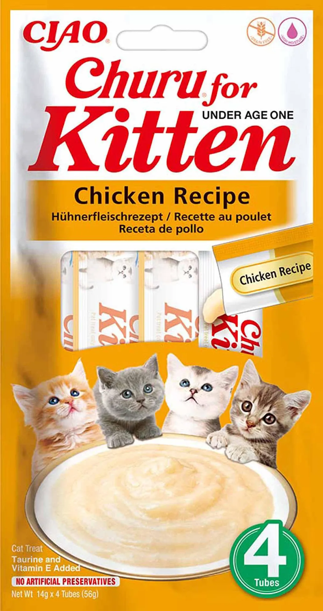 Kattgodis Kitten Chicken 4 st