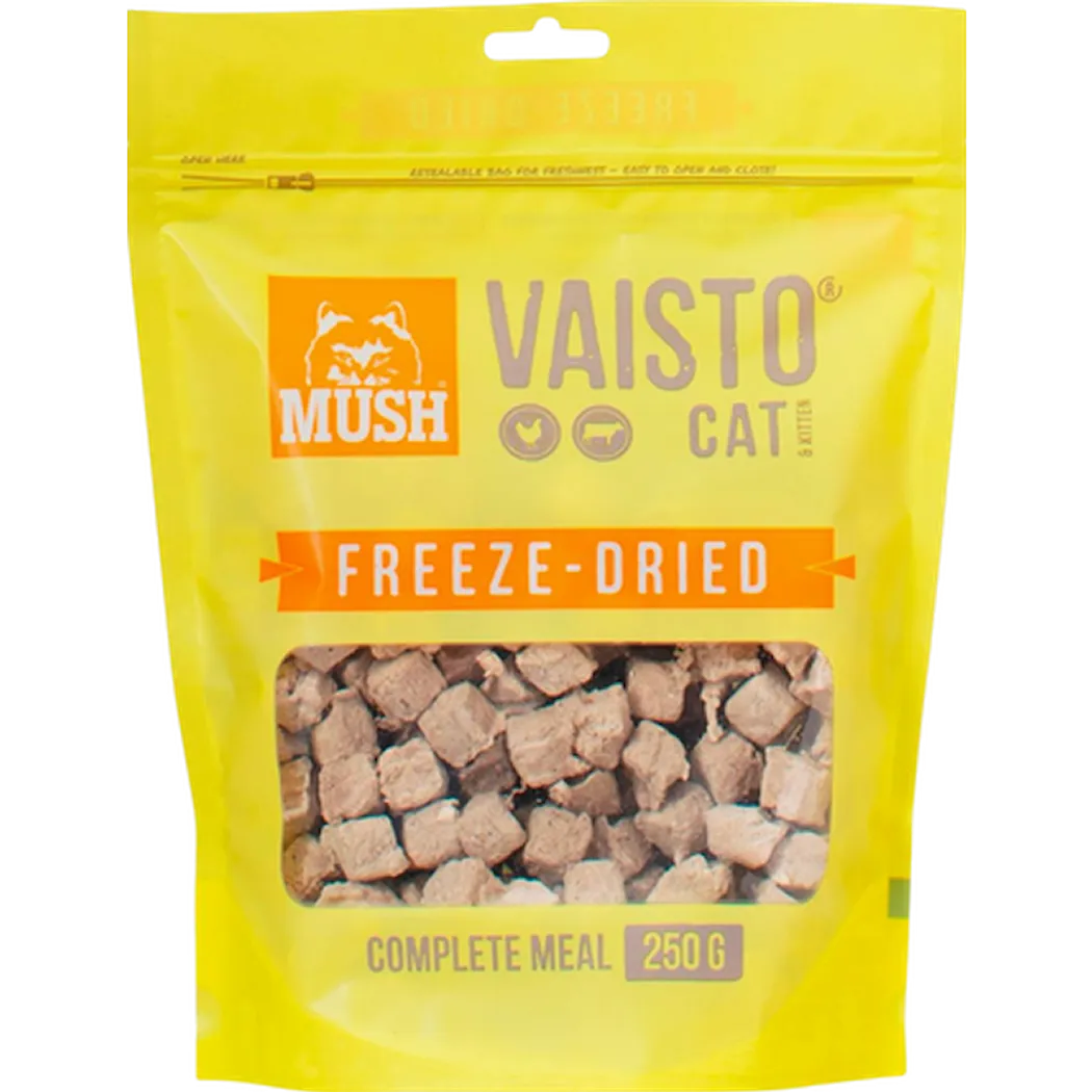 Mush Vaisto CatChicken-Nut Frysetørket gul 250 g.