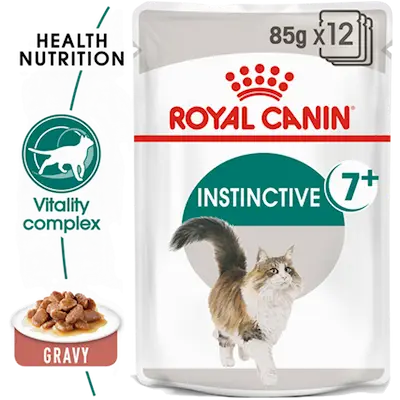 Instinctive 7+ Gravy Ageing Våtfoder för katt