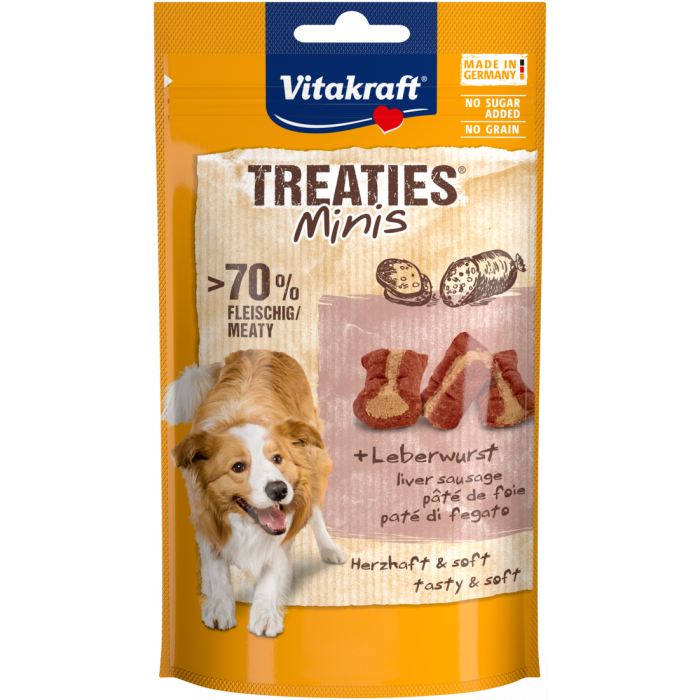 Vitakraft - Treaties Mini Leverkorv 48 g - Hund - Hundgodis - Träningsgodis & belöningsgodis - ZOO.se