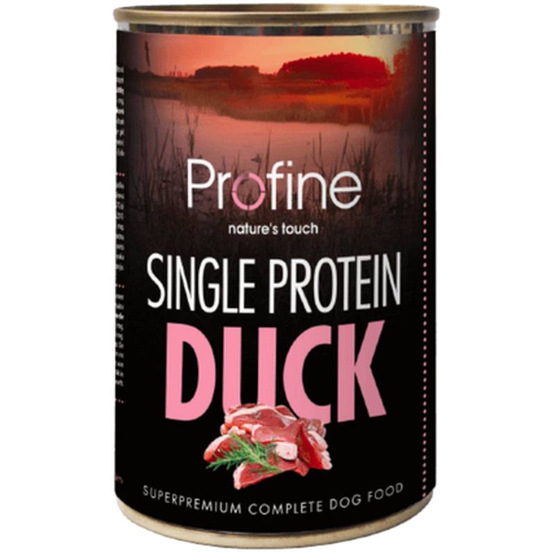 Profine - Dog Single Protein Duck 400g - Hund - Hundmat & hundfoder - Våtmat & Våtfoder för hund - ZOO.se