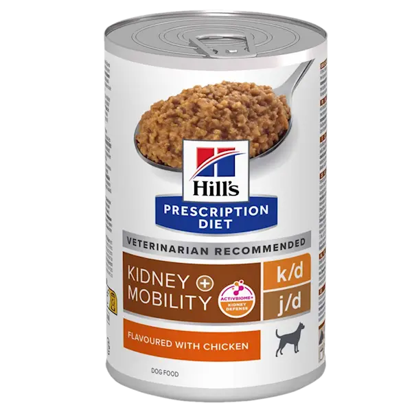 k/d + Mobility Kidney Care Chicken Canned - Wet Dog Food