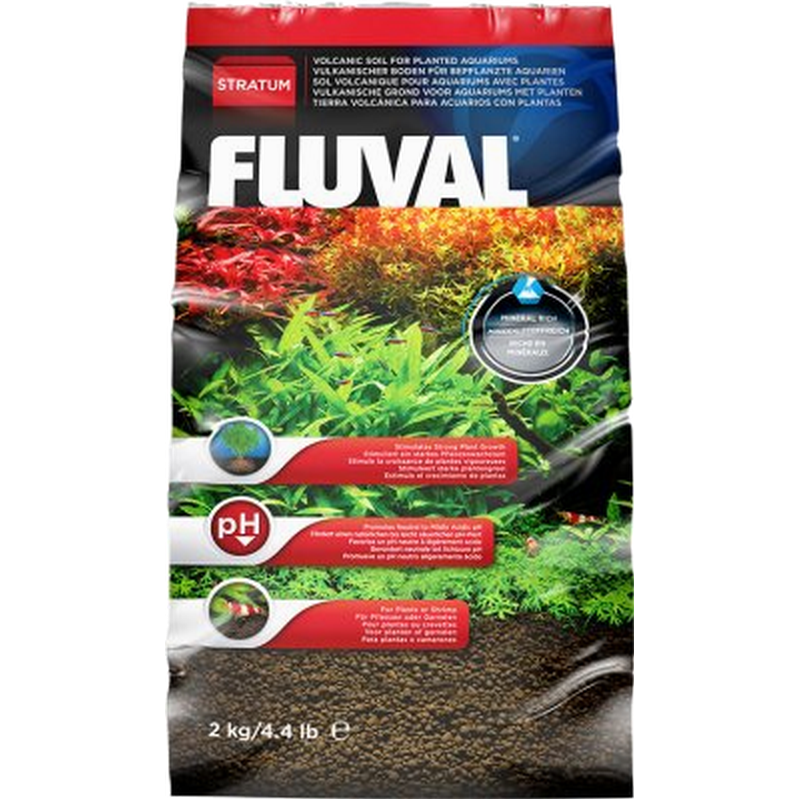 Plant & Shrimp Stratum Brun 2 kg - Akvaristen - Vannpreparat - Plantenæring - Fluval