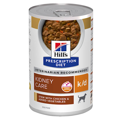 Preview of Hill'S Prescription Diet Dog k/d Kidney Care Chicken & Vegetables Stew Canned - Wet Dog Food 156 g