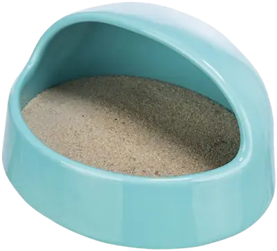 Sandbad, mus/hamster, keramik