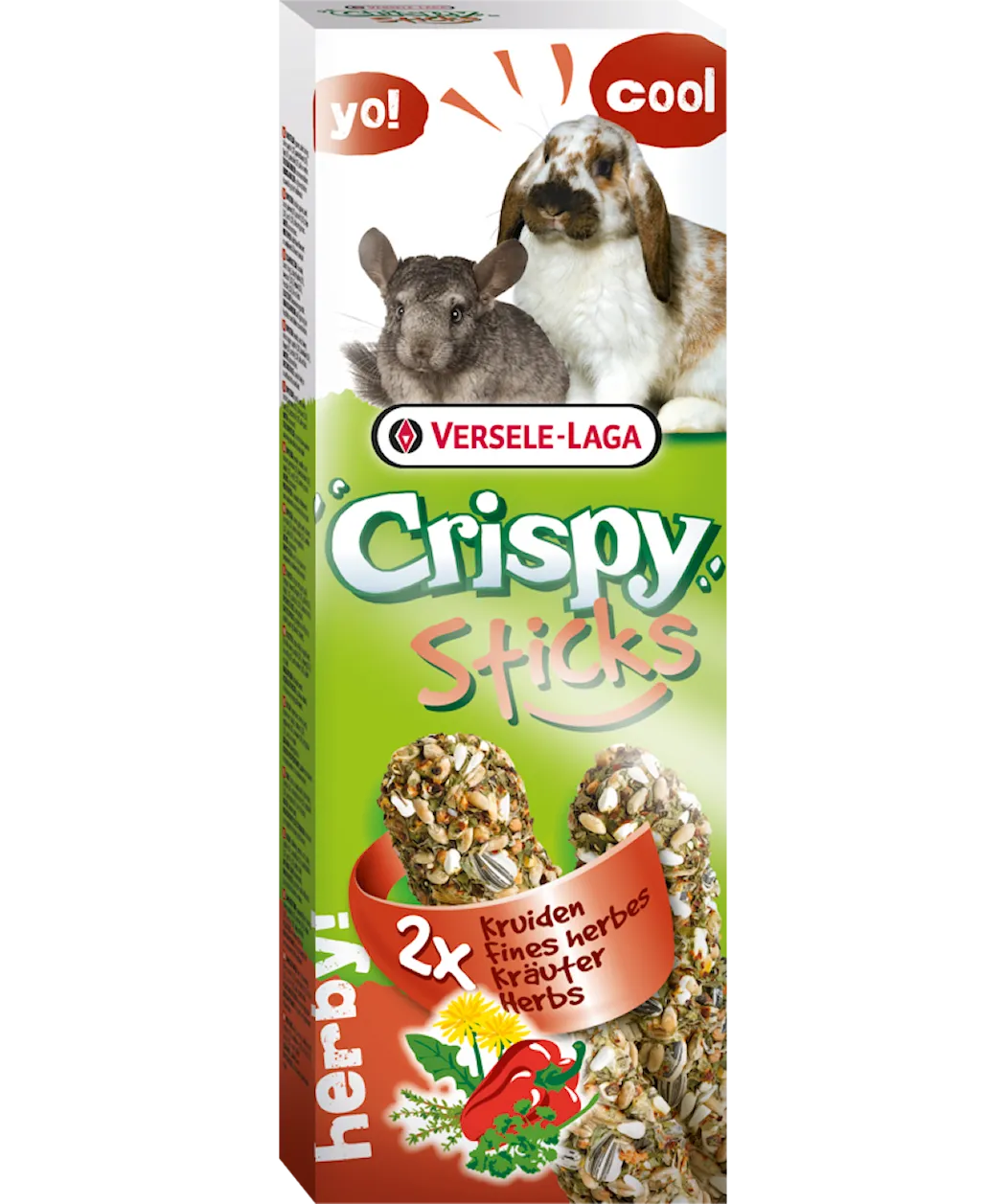 CrispySticks Rabbit-GuineaPig Herbs 2-pack