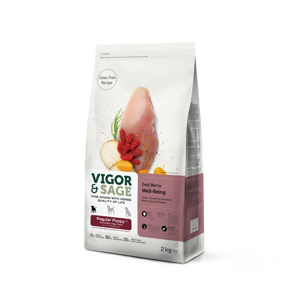 Vigor and Sage Well-Being Goji Berry Regular Puppy