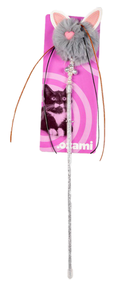 Kattvippa Adorable Grå 30 cm