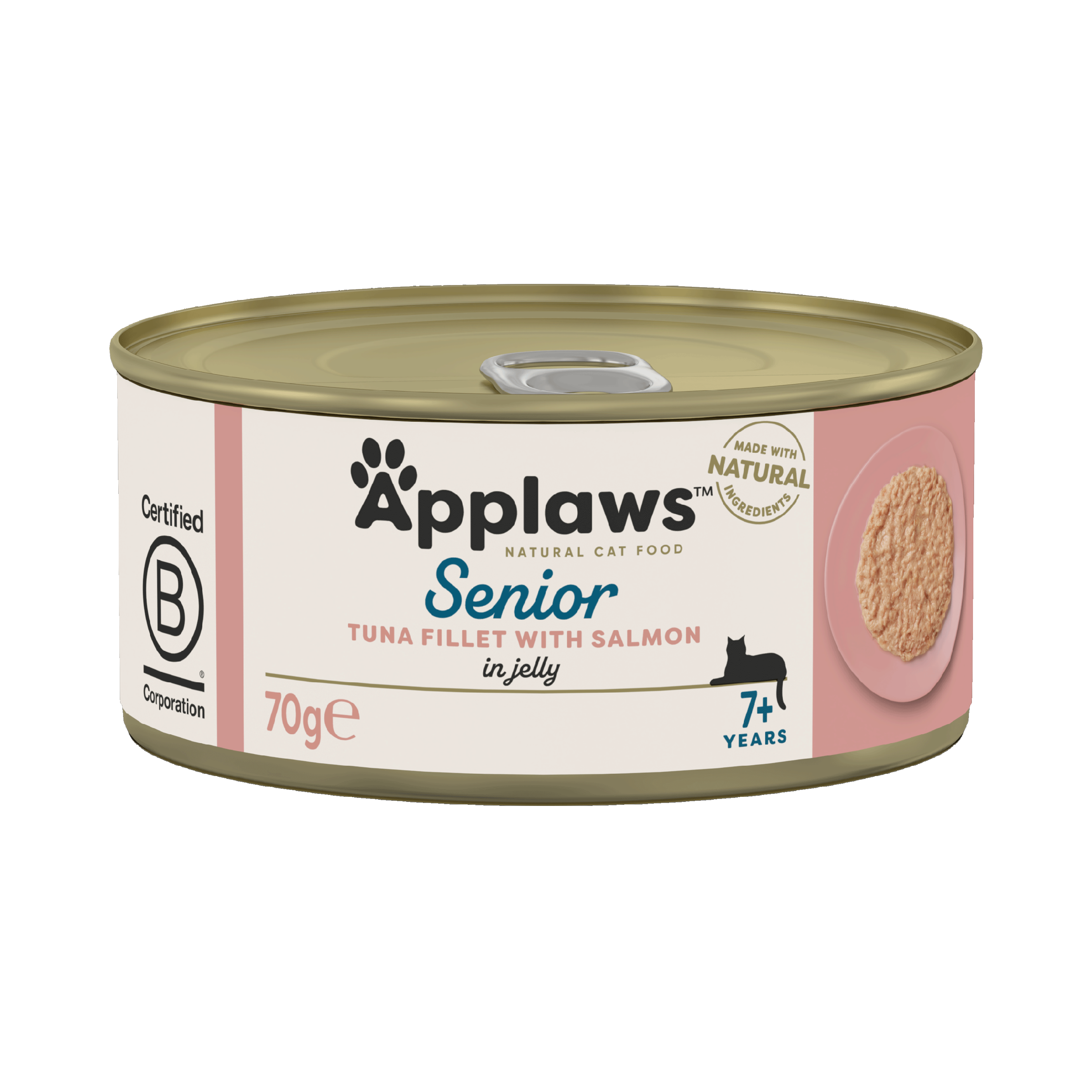 Cat Tins Tuna Fillet & Salmon Senior 70 g