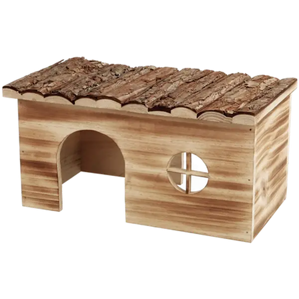 Natural Living Grete House Wood Brown 45 x 24 x 28 cm