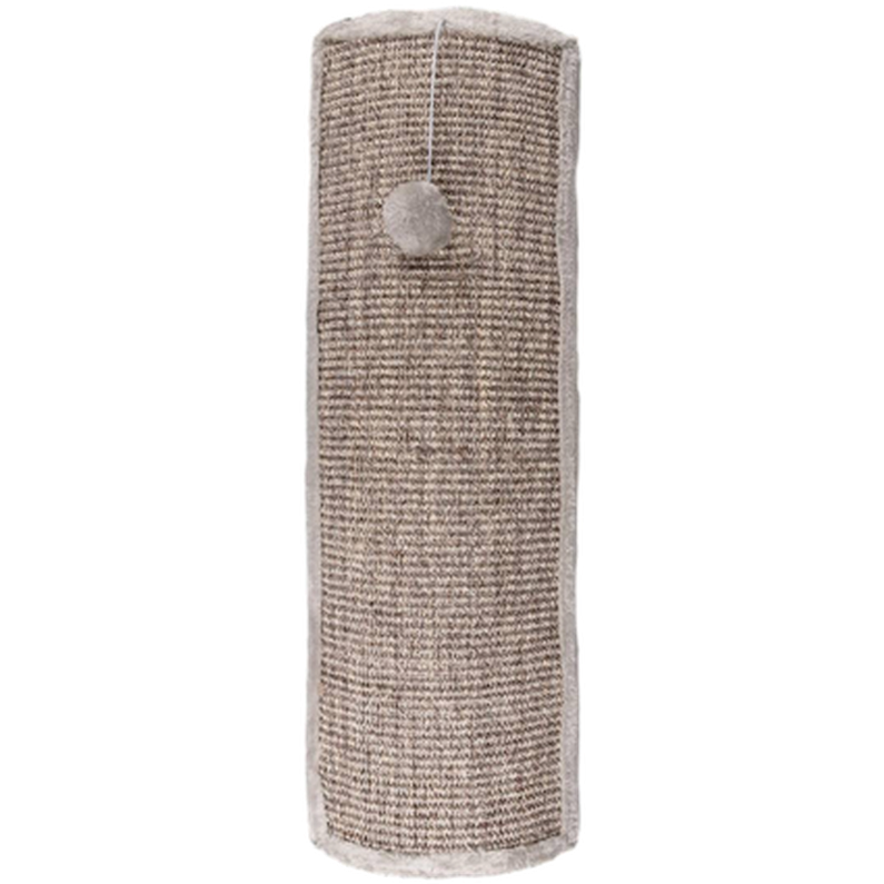 Scratching Board Greta Curved Gray 24 x 6 x 74,5 cm - Katt - Klösträd & klösmöbler för katt - Klöspelare till katt - Flamingo - ZOO.se