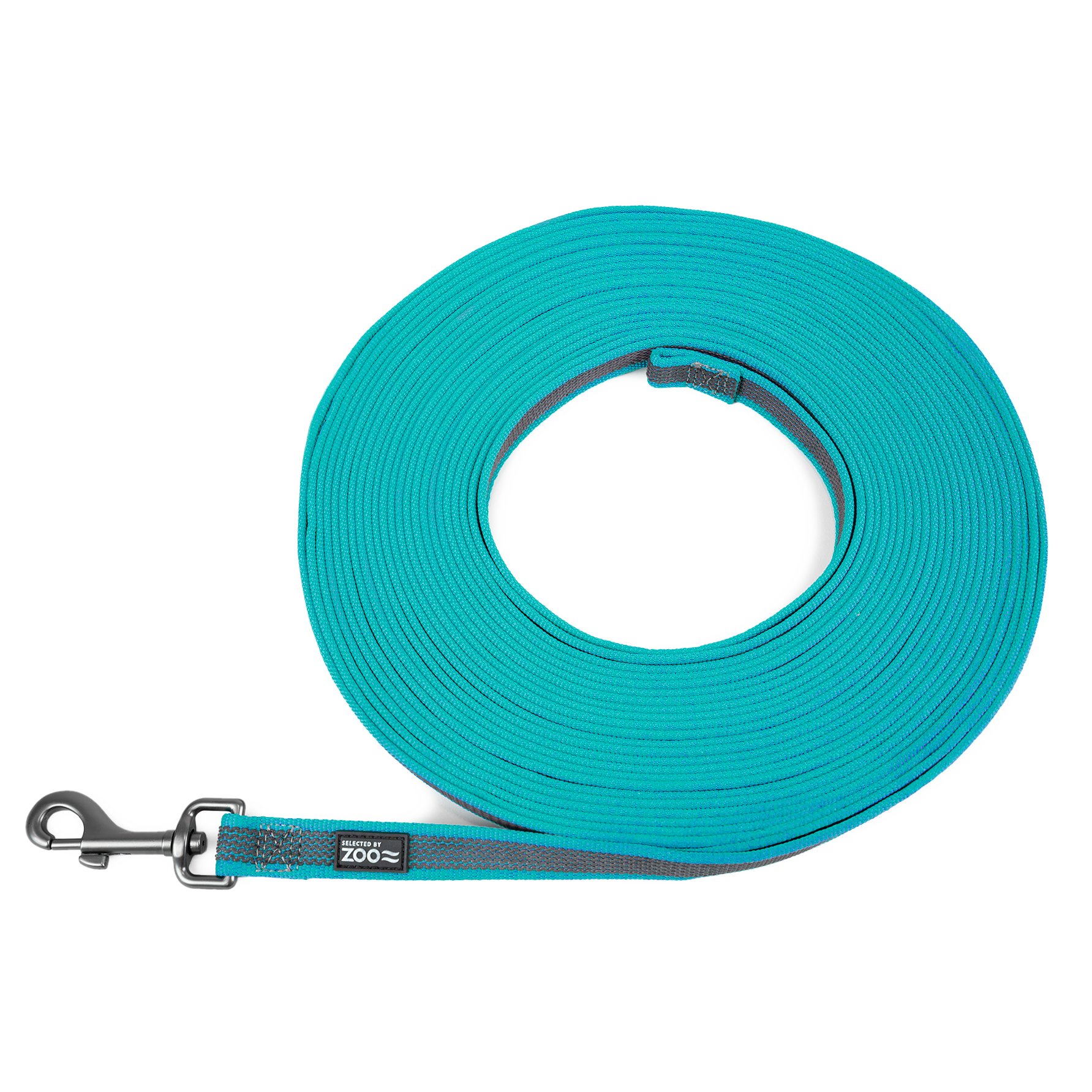 Selected by ZOO - Rufus sklisikkert skinnerull 20 mm x 15 m turkis - Hund - Hundetrening & bruksspor - Sporliner - ZOO.no