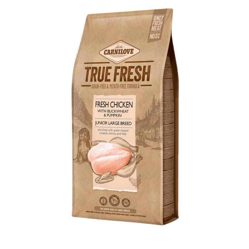 Dog True Fresh Chicken Junior Large Breed | ZOO.no