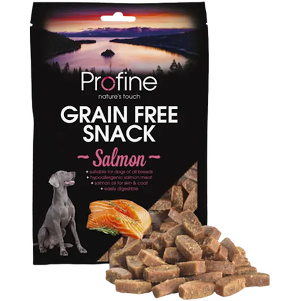 Dog Grain Free Semi Moist Snack Laks 200g
