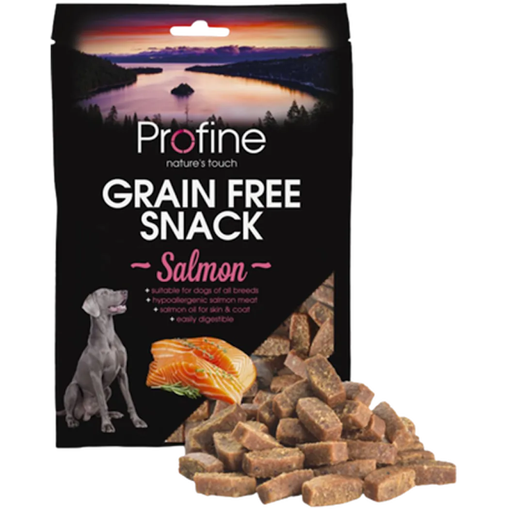 Dog Grain Free Semi Moist Snack Salmon 200g