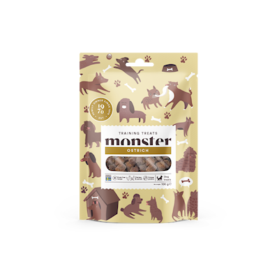 Preview of Monster Pet Food Dog Training Treats Ostrich 100 g