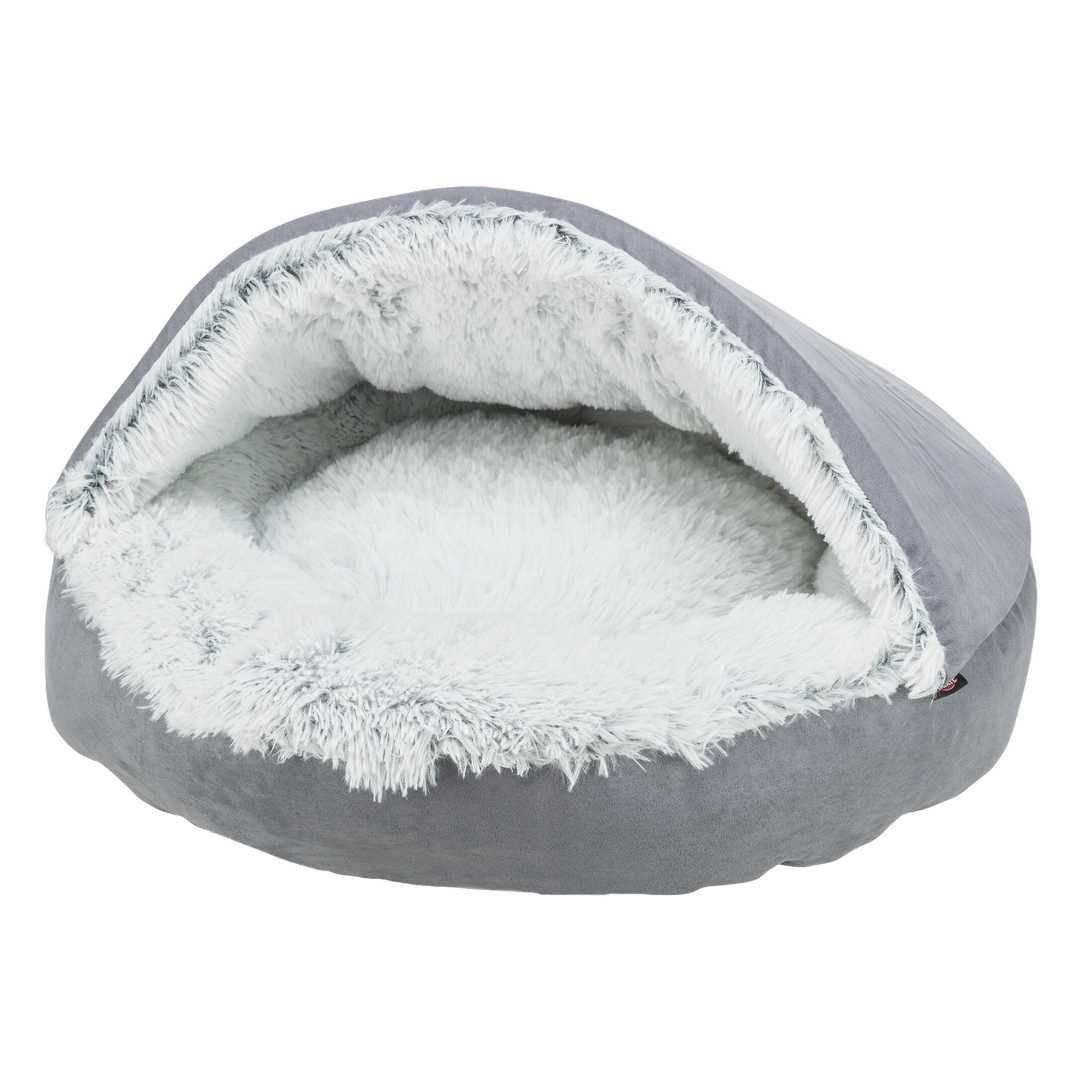 Trixie Trixie Kattsäng Harvey Igloo Grå/Vit-Svart 70 cm