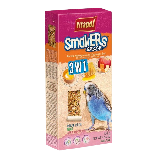 Smakers Undulat 3In1 Frukt/Honung/Ägg 130 gr
