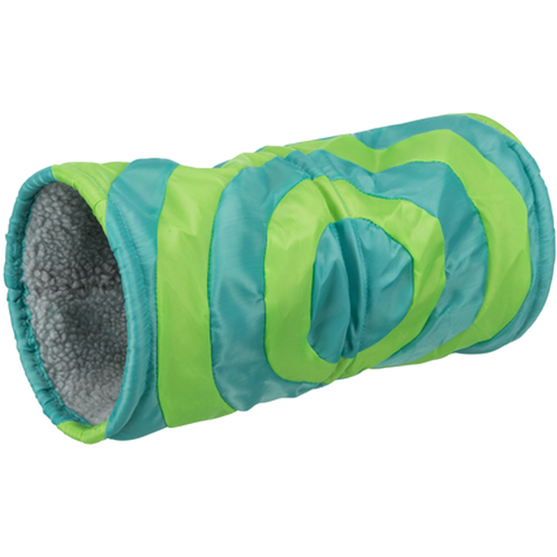 Trixie - Cuddly Tunnel Green 35 cm Ø 15 cm - Pieneläimet - Pesät ja häkkitarvikkeet - Leikkitunnelit ja Putket