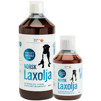 Fresh Norsk Laxolja Omega 3 hund & katt 1000 ml