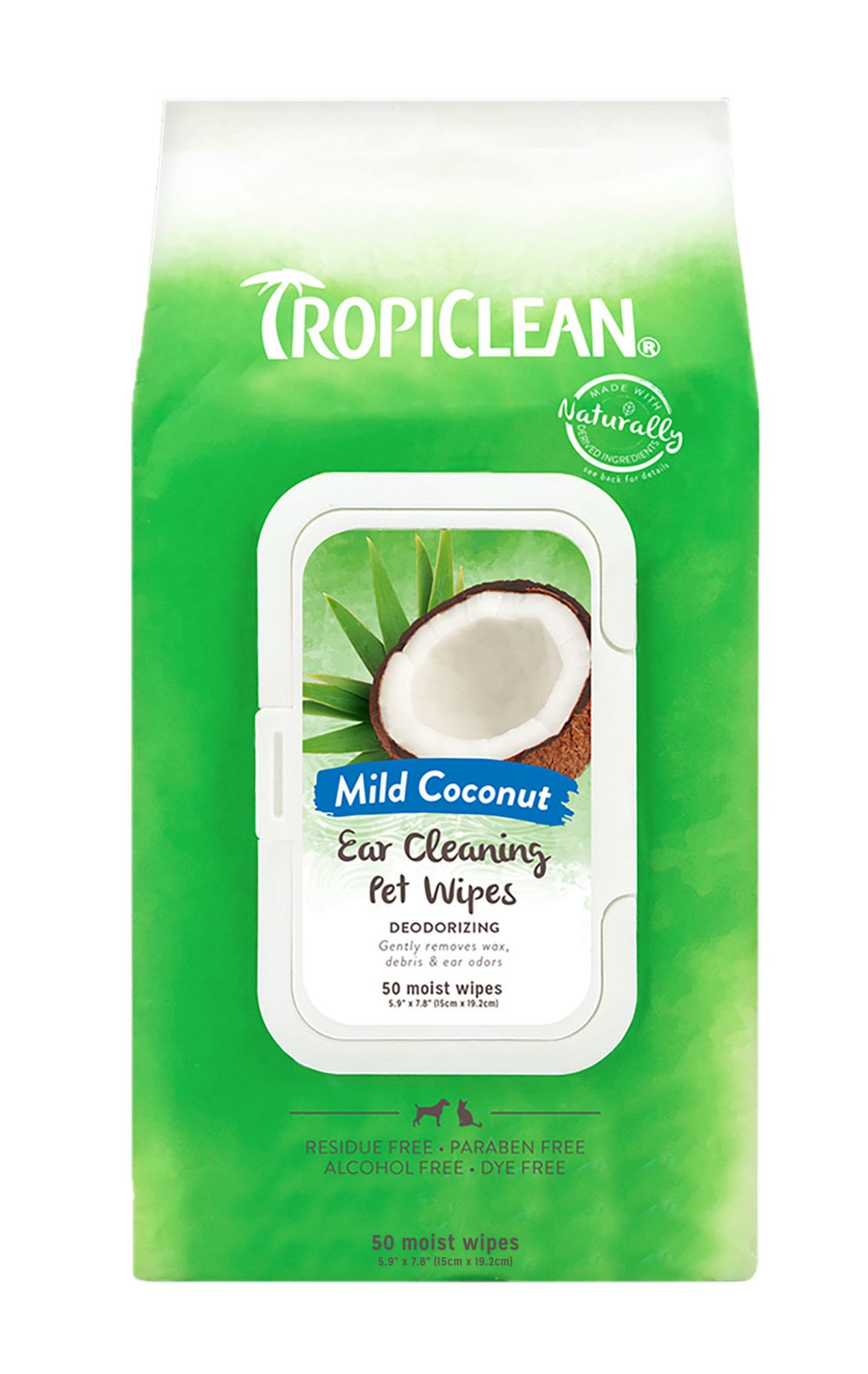 TropiClean Ear Cleaning Wipes 50 st ZOO.se
