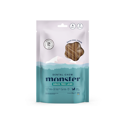 Preview of Monster Pet Food Dog Dental Chew Lamb Small Week 7 st 56 g
