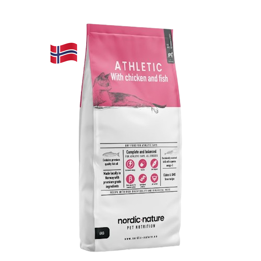 Nordic Nature - Katt Athletic 6 kg - Katt - Kattefôr & kattemat - Tørrfôr for katt - ZOO.no