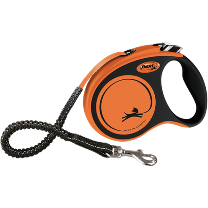 Xtreme med band 5m, L max 65kg, Orange - Hund - Halsband, Koppel & Sele för hund - Hundkoppel - Flexi - ZOO.se