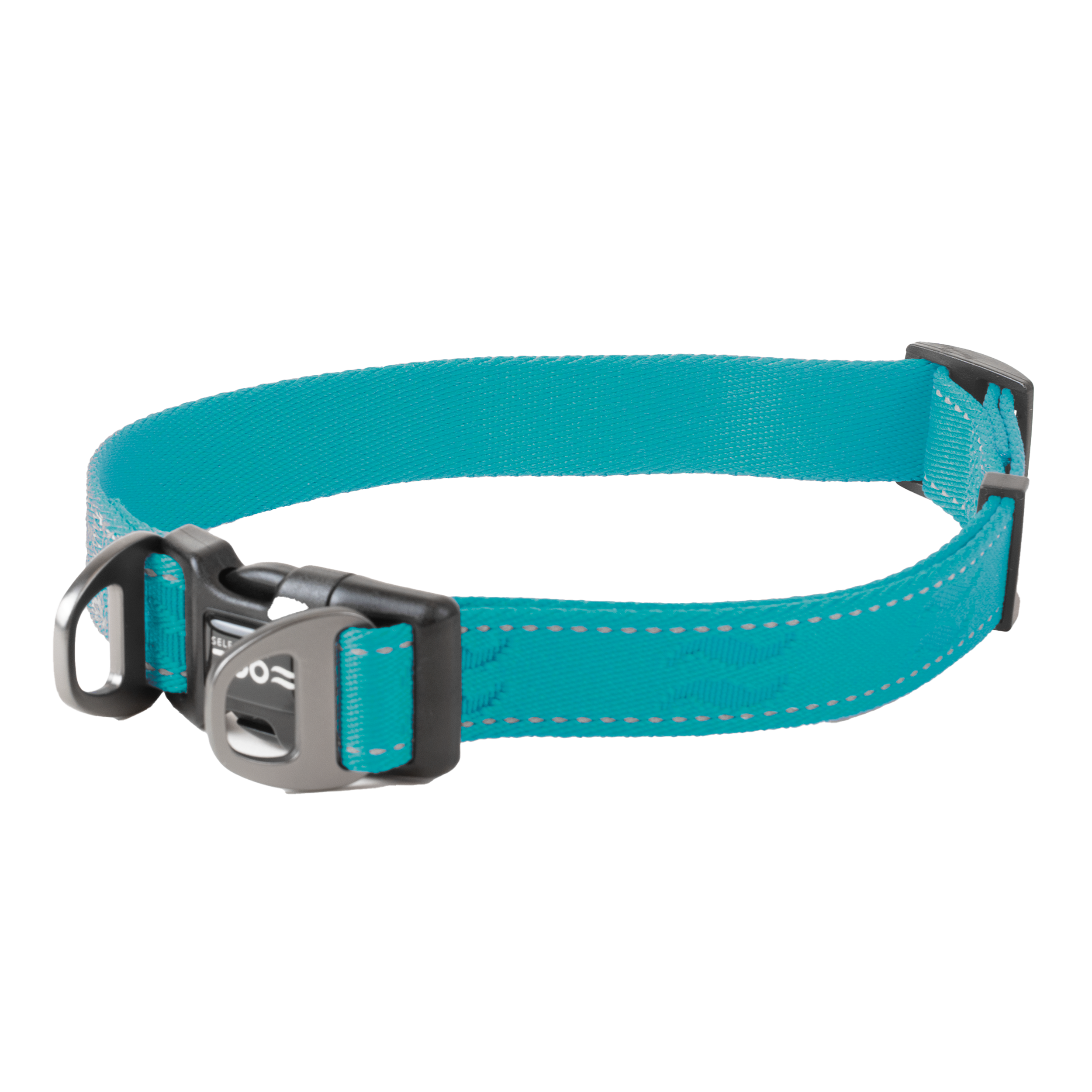 Selected by ZOO - Hundhalsband Rufus ställbart, 25mmx38-66cm, Turkos - Hund - ZOO.se
