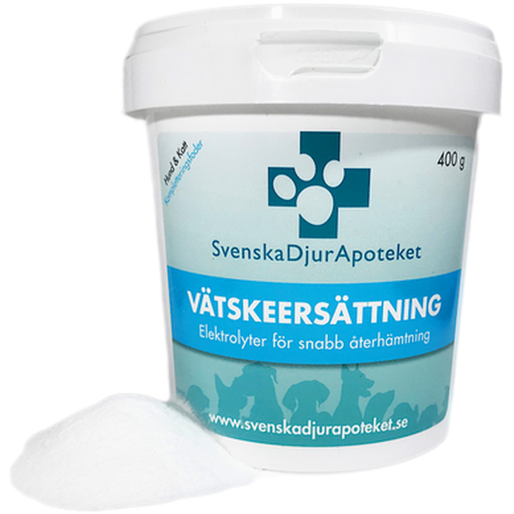 Svenska DjurApoteket - Vätskeersättning/Elektrolyter 400g - Hund - Hundvård & Tillskott - ZOO.se