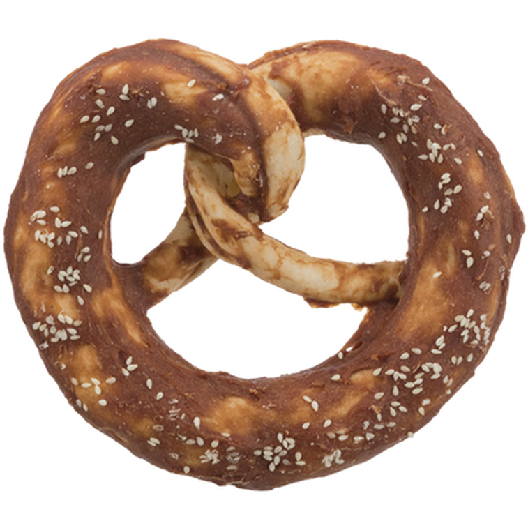 Trixie - Denta Fun Duck Pretzels Brown Ø 15 cm - Hund - Hundgodis - ZOO.se
