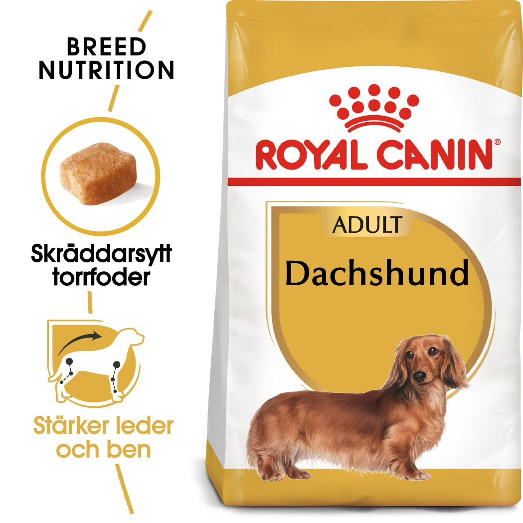 Dachshund Adult Torrfoder för hund 1,5 kg