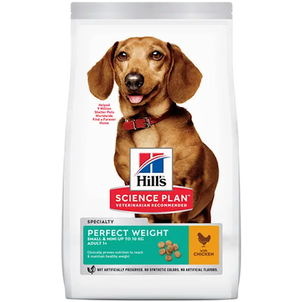 Canine Adult Perfect Weight Small & Miniature Chicken - Dry Dog Food 1,5 kg