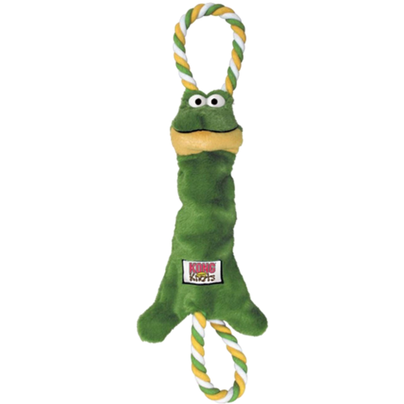 Kong - Tugger Knots Frog Dog Toy Small/Medium 39cm - Hund - Hundleksaker & Spel - ZOO.se
