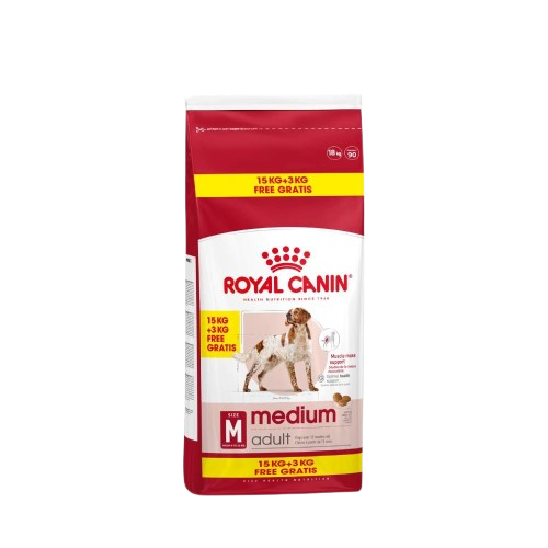 Royal Canin - Medium Adult Torrfoder för hund 15+3 kg - Hund - Hundmat & hundfoder - ZOO.se