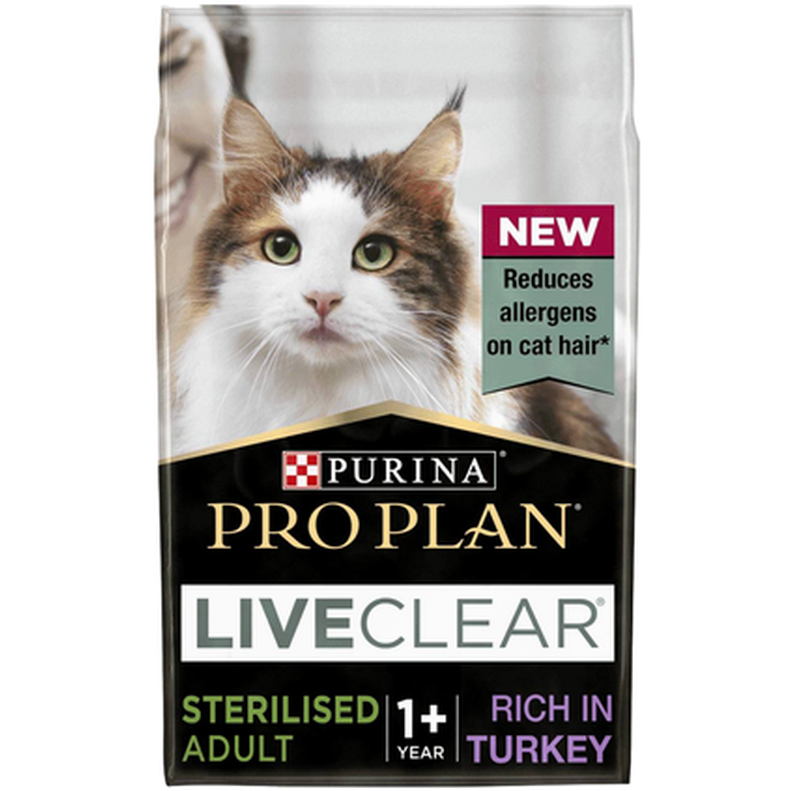 Purina Pro Plan - Cat Liveclear Sterilised Adult 1+ Turkey 1,4 kg - Katt - Kattfoder & kattmat - ZOO.se