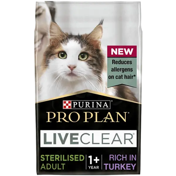Katt Liveclear Sterilised Adult 1+ Kalkun 1,4 kg