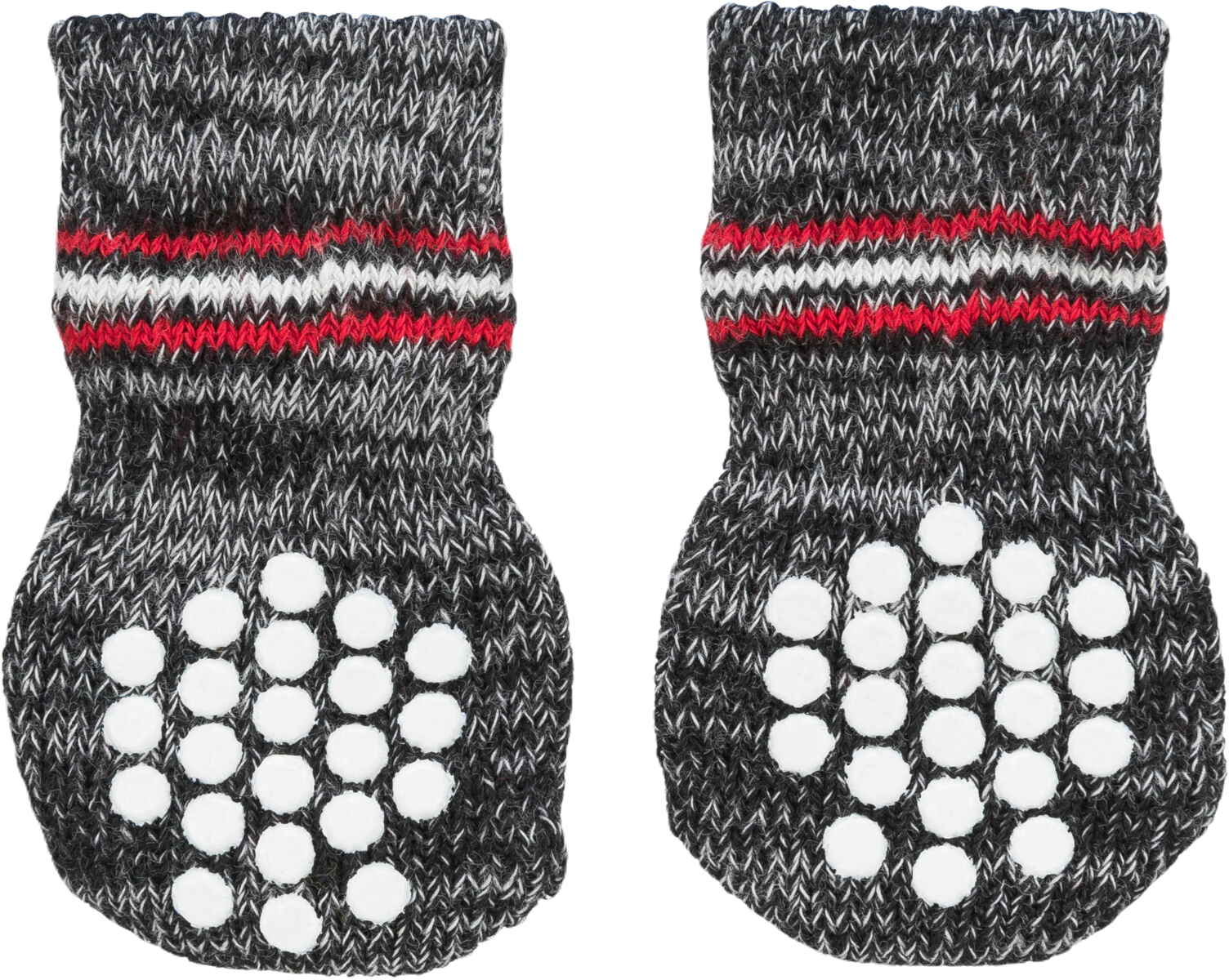 Trixie - Hundsockar 2-pack non-slip Grå L-XL - Hund - Hundkläder - ZOO.se
