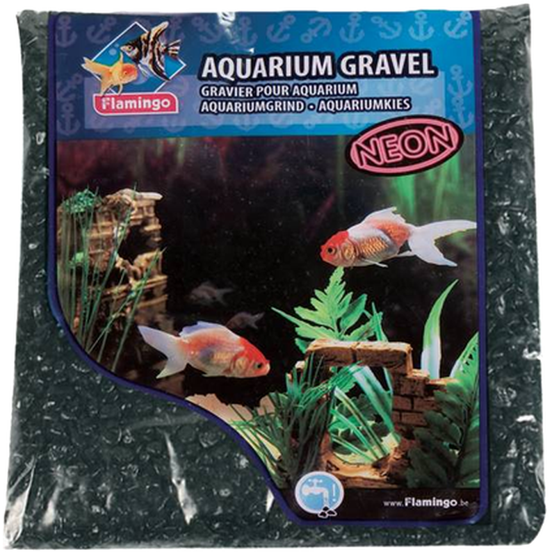 Flamingo - Akvariegrus svart neon 1 kg - Akvaristikk - Akvarie inventar - Akvariegrus & sand - ZOO.no