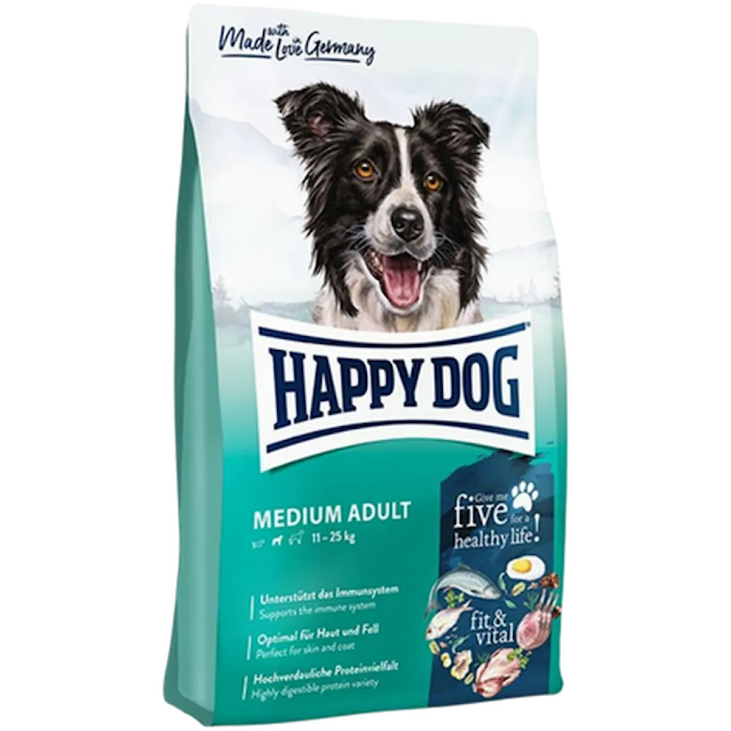 Happy Dog Dry Food Fit & al Adult Medium