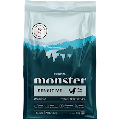 Preview of Monster Pet Food Dog Original Sensitive White Fish All Breed 17 kg