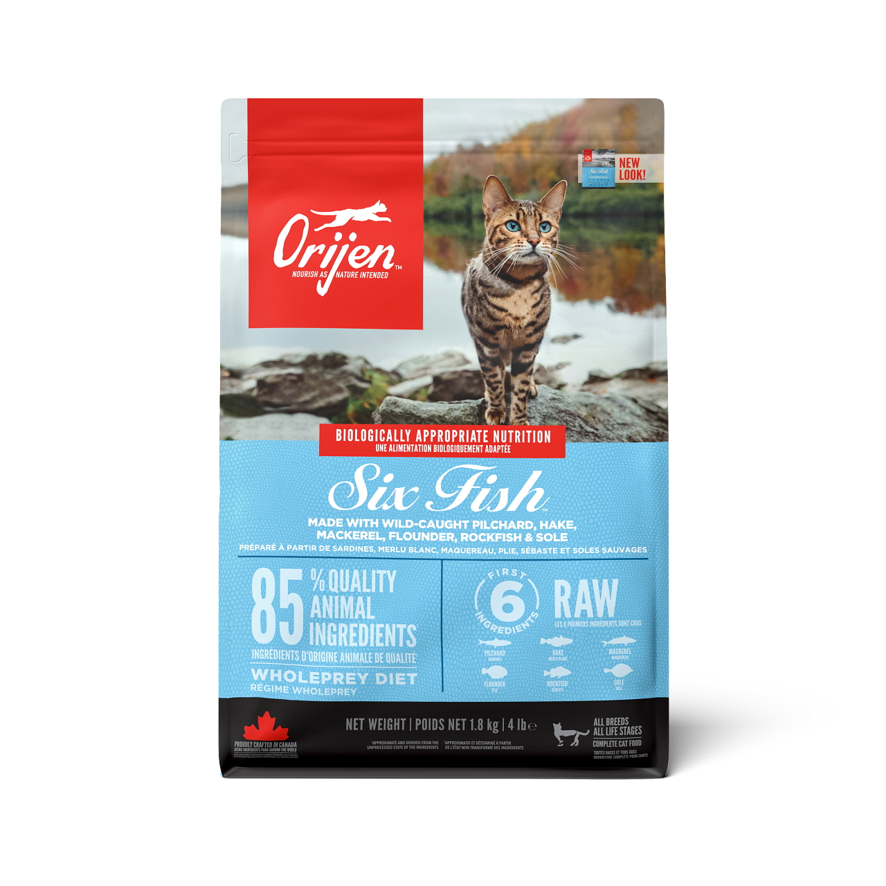 Cat Six Fish Grain Free  Dry Cat Food 1,8 kg