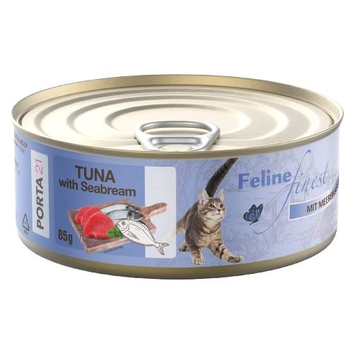 Porta21 - Feline - Tuna Seabream 85 g - Katt - Kattfoder & kattmat - Blötmat & våtfoder till katt - ZOO.se