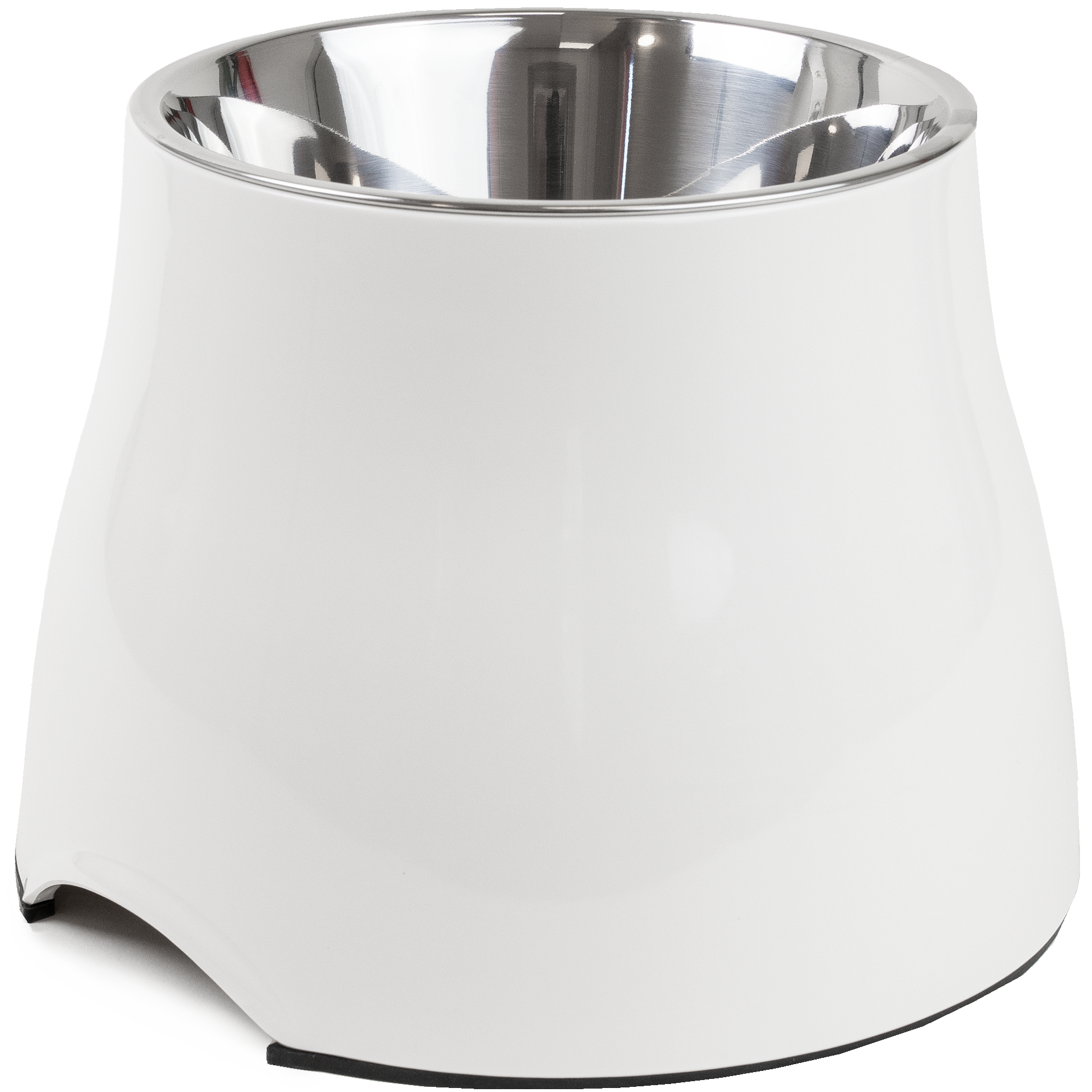 Upphöjd Matskål Solid Ergo Vit L/XL 900ml, 22x17cm