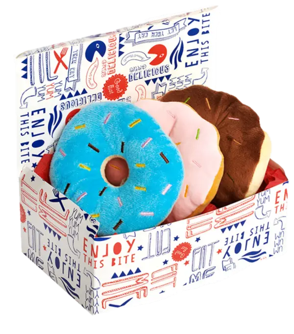 Hundeleketøy Donut Deal Box