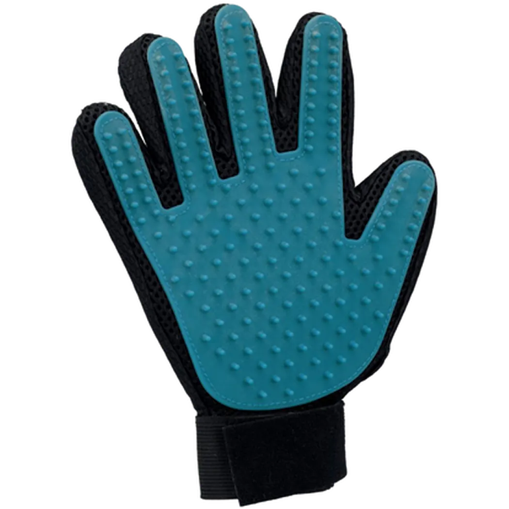 Trixie Fur Care Glove - Pälsvårdshandske Blue 24 cm