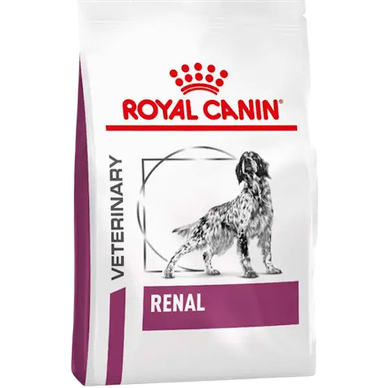 Renal torrfoder för hund