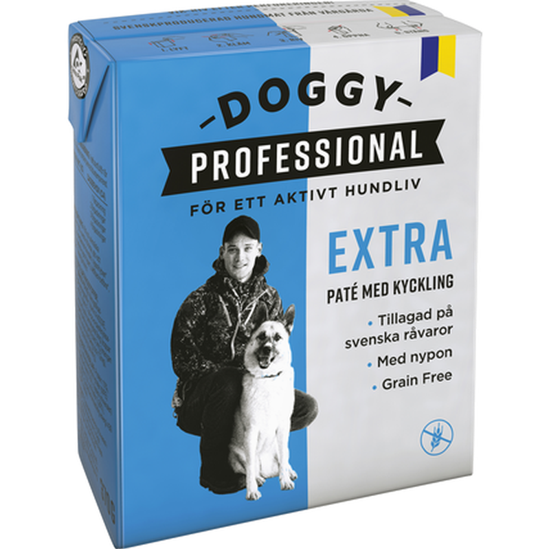 Doggy Professional - Paté Extra 370 g - Koirat - Koiranruoka - Märkäruoka