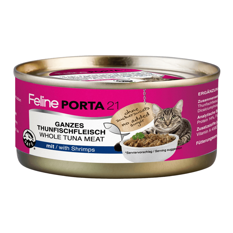 Feline Tuna with Shrimps 156g - Katt - Kattfoder & kattmat - Blötmat & våtfoder till katt - Porta21 - ZOO.se